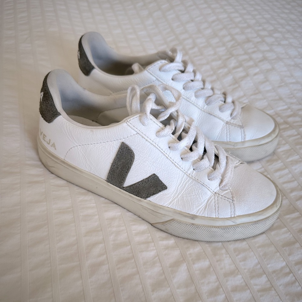 Veja Campo White & Khaki Sneaker